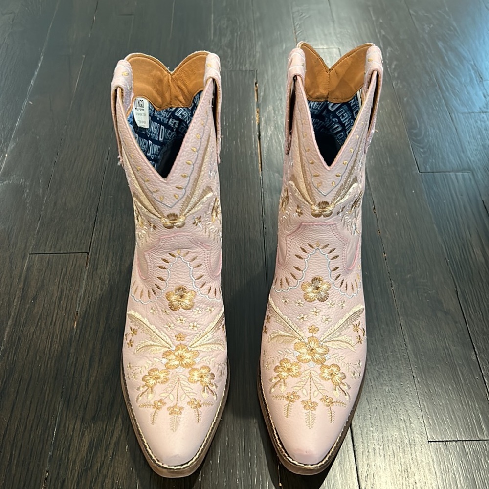 Dingo Primrose leather Cowboy Boots size 7.5 US - Picture 3 of 12